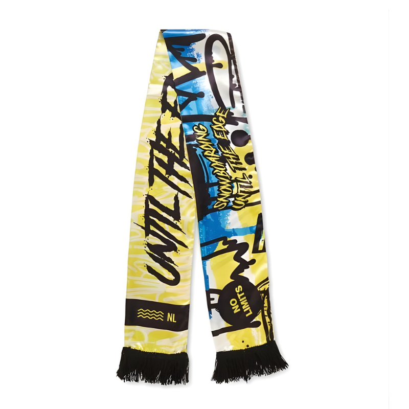 Écharpe double couche | Satin | 13x140 cm | Impression en couleurs